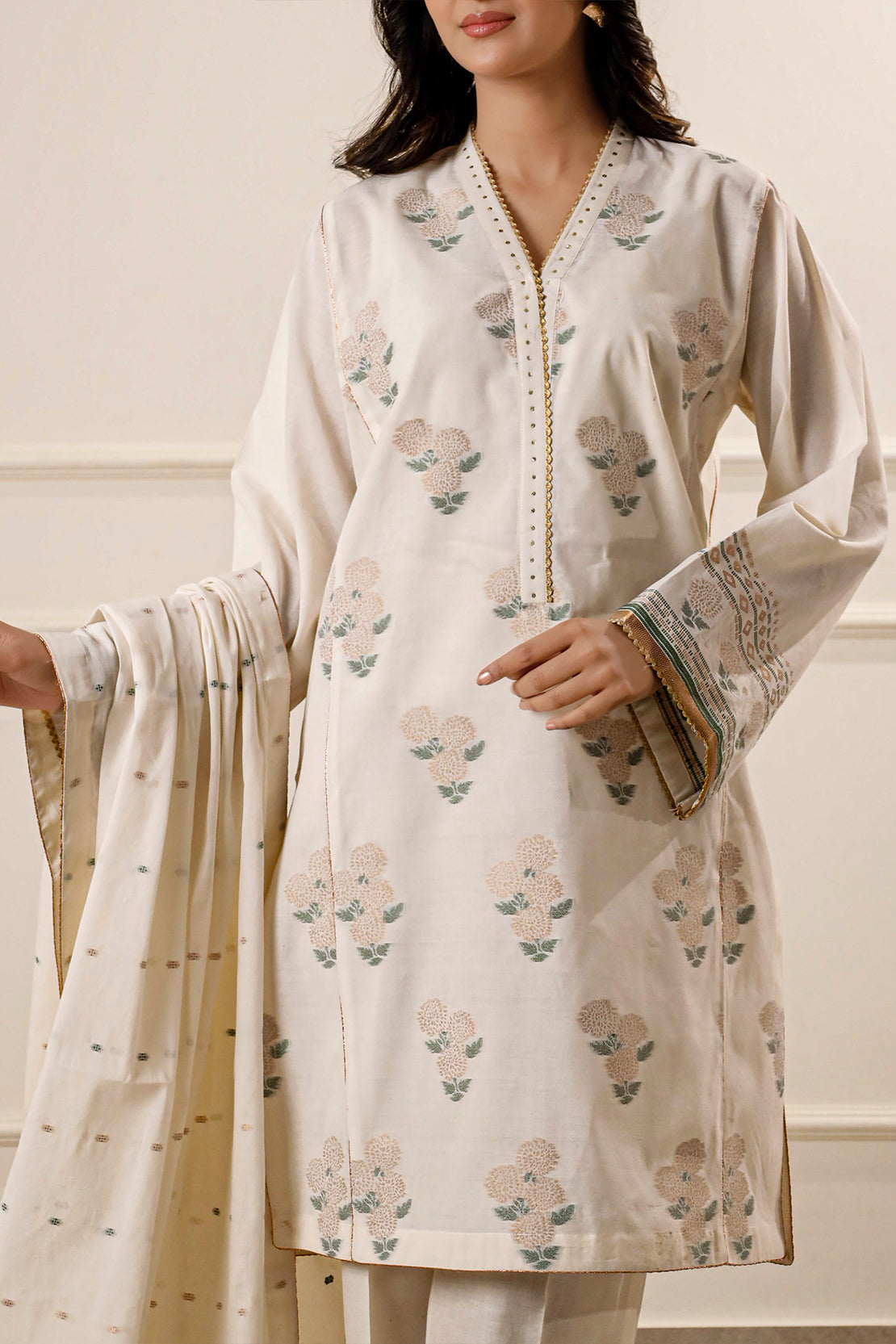 Saya Unstitched Jacquard 100% Original Cotton 3 PCs Suit In WHOLESALE PRICE 💯✨
