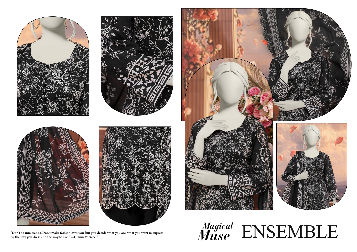 Almeerah Black D -06 Luxchicn Collection