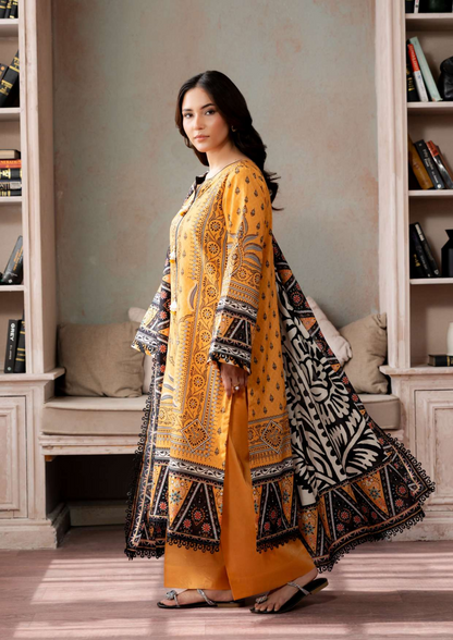 ZELLBURY Unstitched Lawn Collection 2026 Design #WUS26X30748