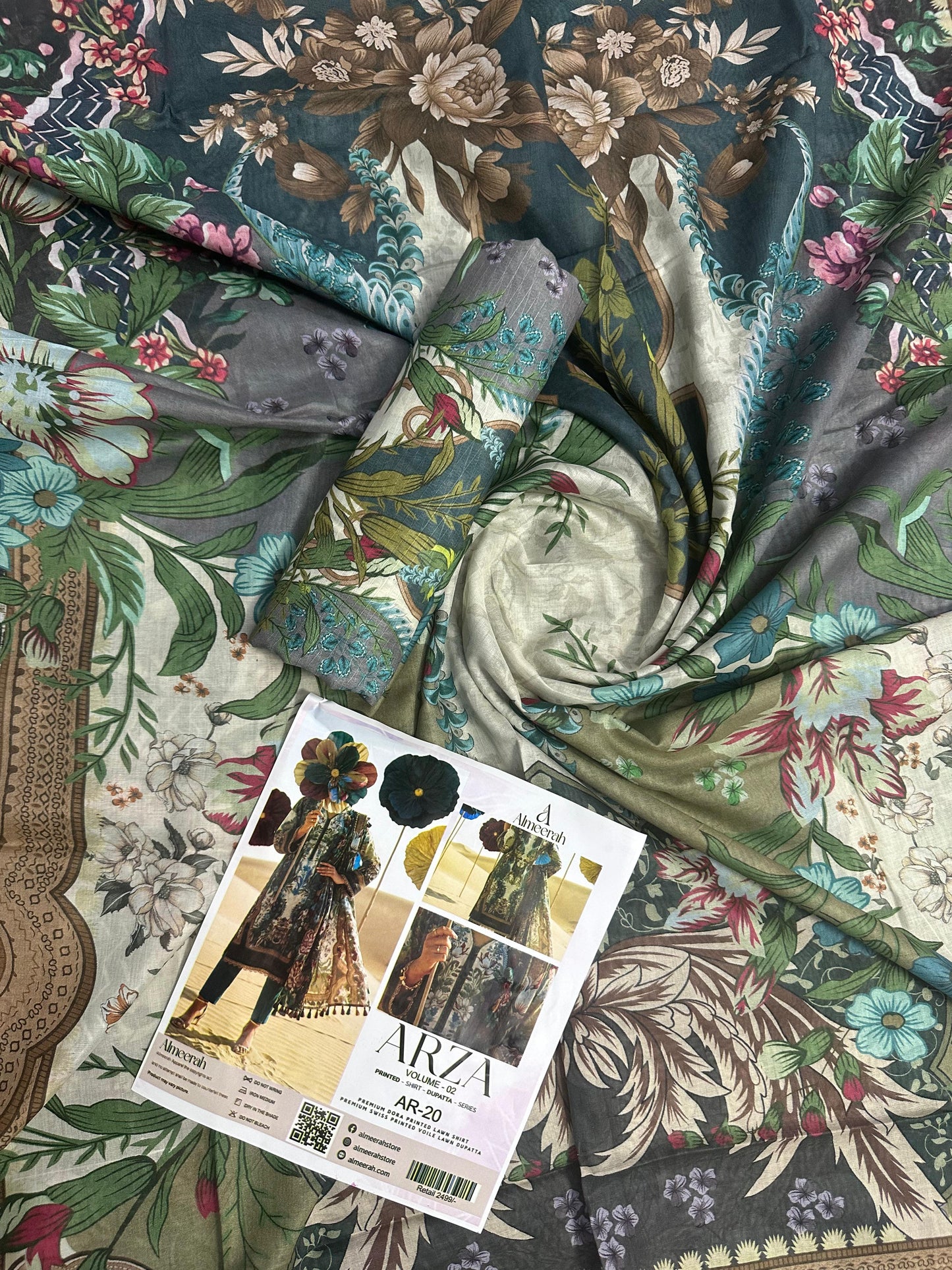 Almeerah ARZA – PRINTED 2PC Premium Lawn Collection