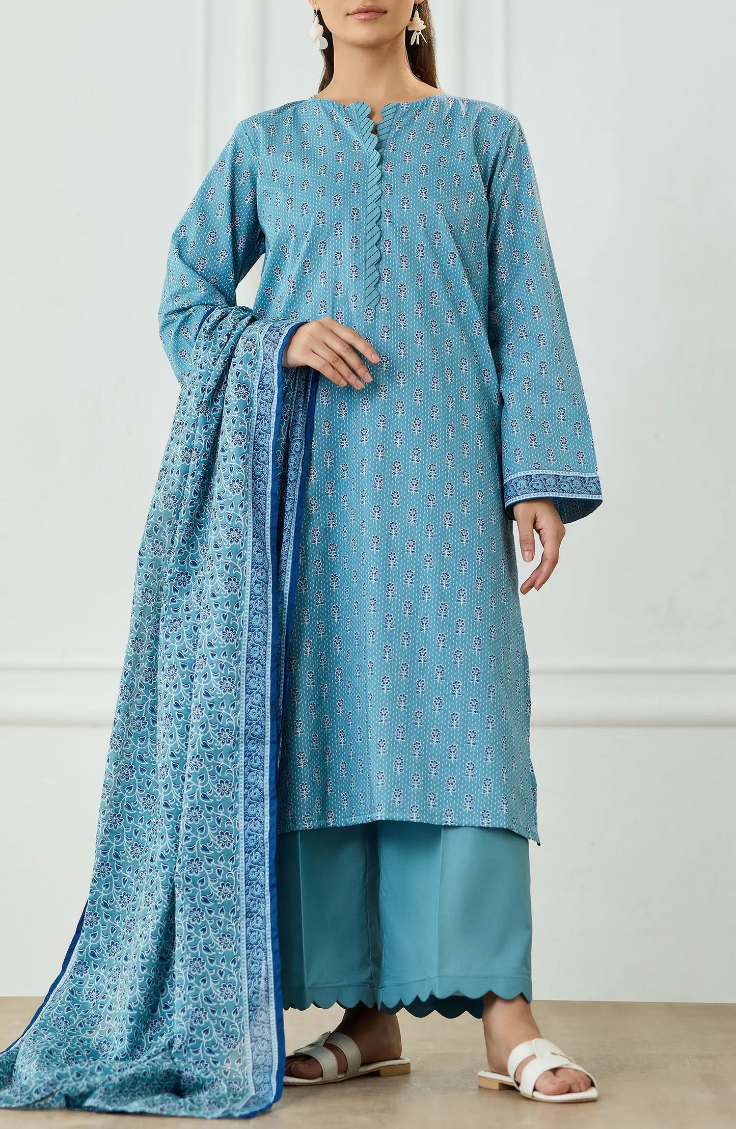 ✨ORIENT 100% ORIGINAL Unstitched Lawn 3 Piece✨ Design #OTL-25-497