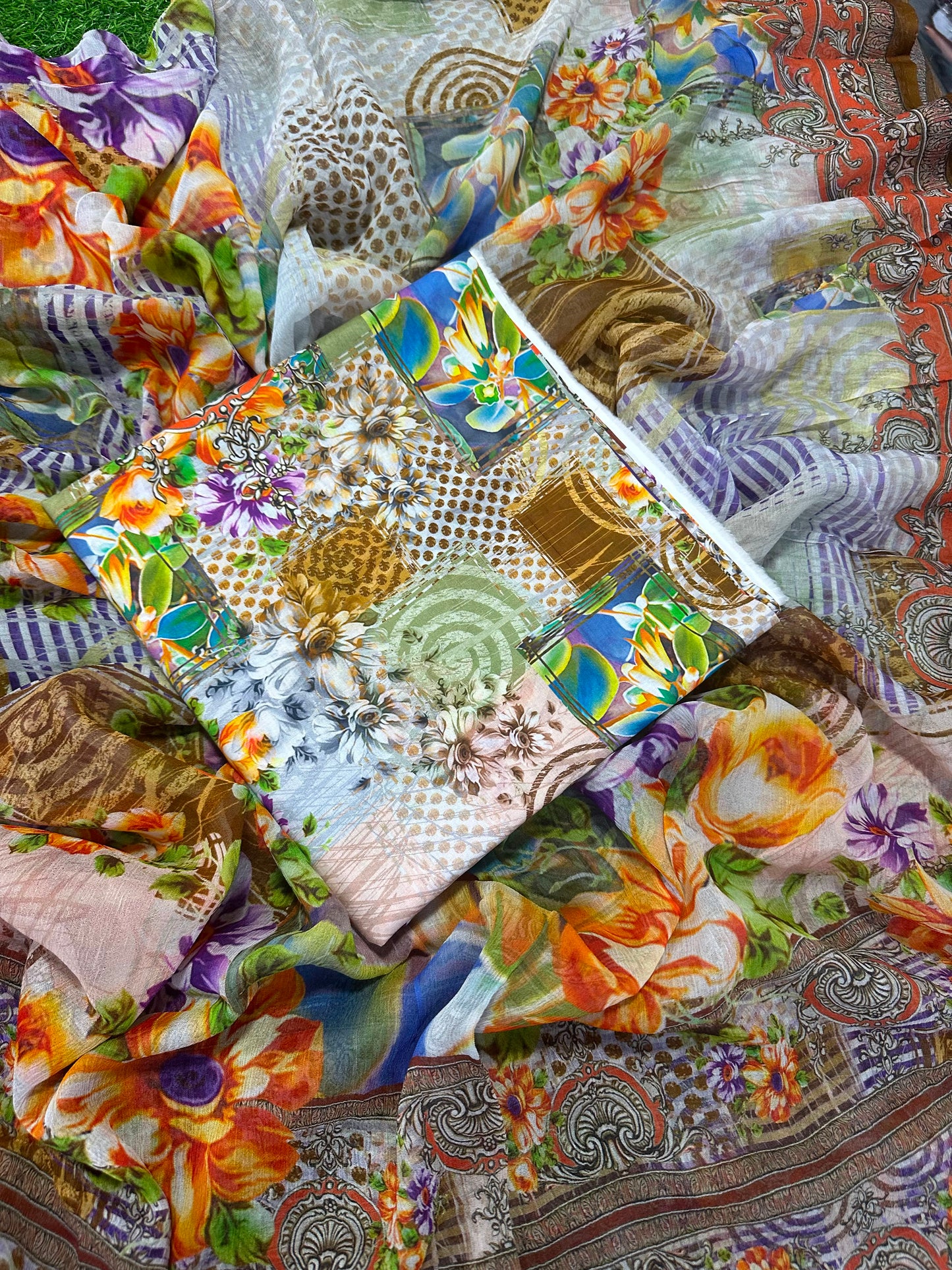 Wajdan 2Pcs Printed Lawn