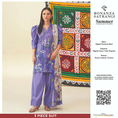Bonanza Satrangi Purple 3PCs
