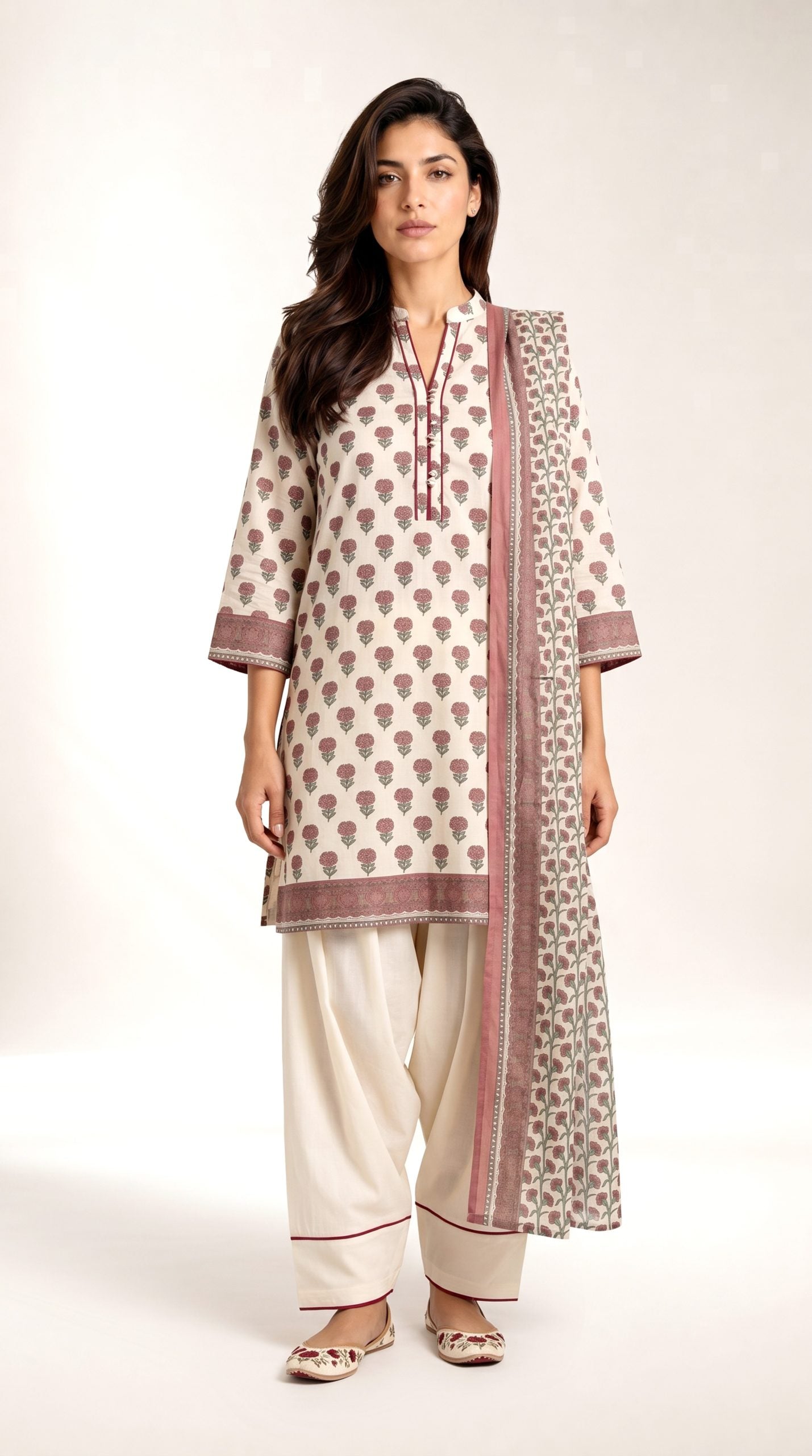 Alkaram Beige MSB-02-26-177 3PCS