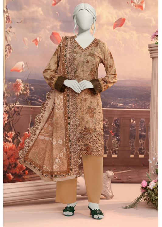 ALMEERAH – LUXCHIC Luxury Unstitched 3pcs Collection