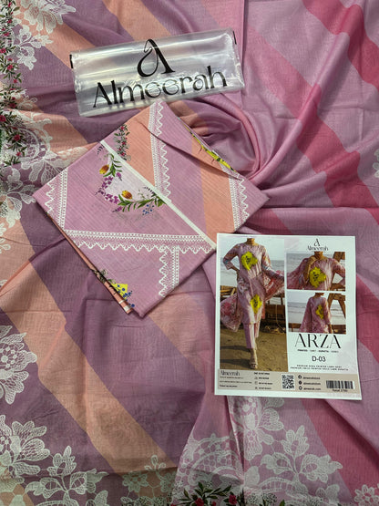 Almeerah ARZA – PRINTED D-03 2PC Premium Lawn Collection