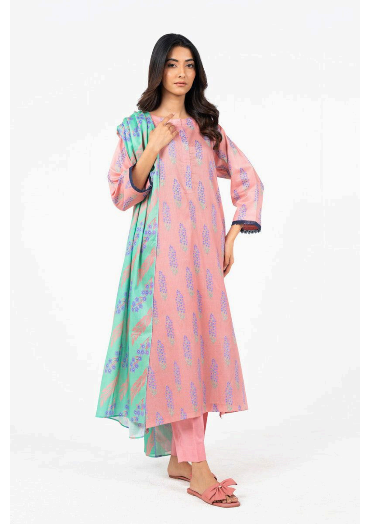 Alkaram 100% Original Cotton Camric 3 Piece 😉🧡 2k25