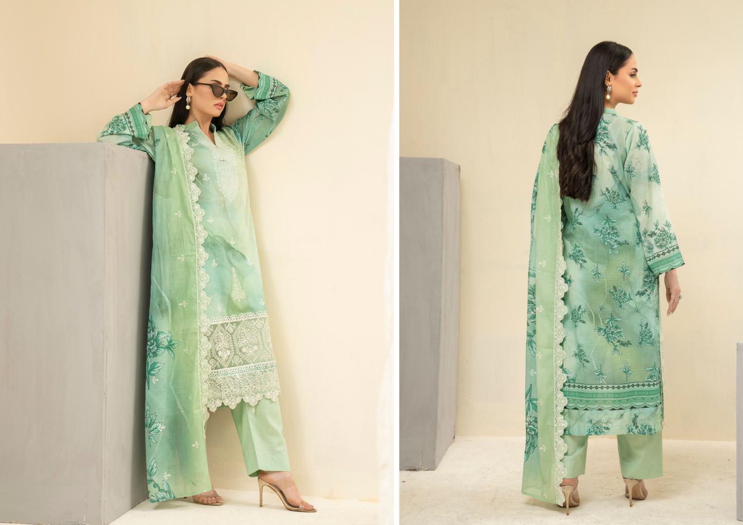 Amaira Manzil Luxury Embroidered Lawn 3 Piece Unstitched Collection