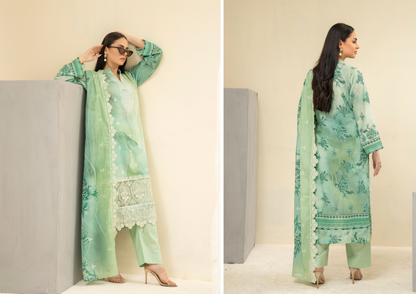 Amaira Manzil Luxury Embroidered Lawn 3 Piece Unstitched Collection