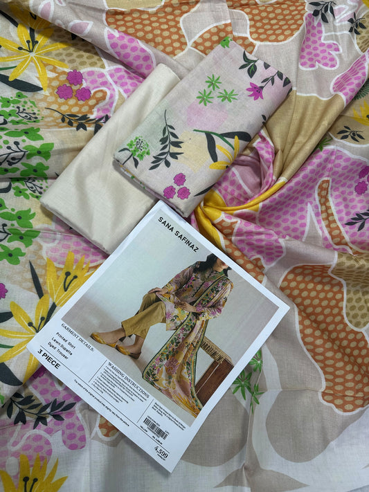 Sana Safinaz Printed 3Pcs
