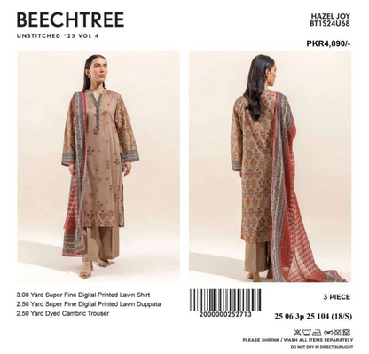 BEECHTREE Lawn Unstitched 3 Pieces 👌🔥✨