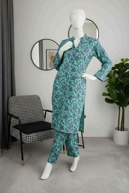 ALMEERAH  Stitched Lawn Cords Set 🔥 – Elegant, Comfortable & Ready to Wear.