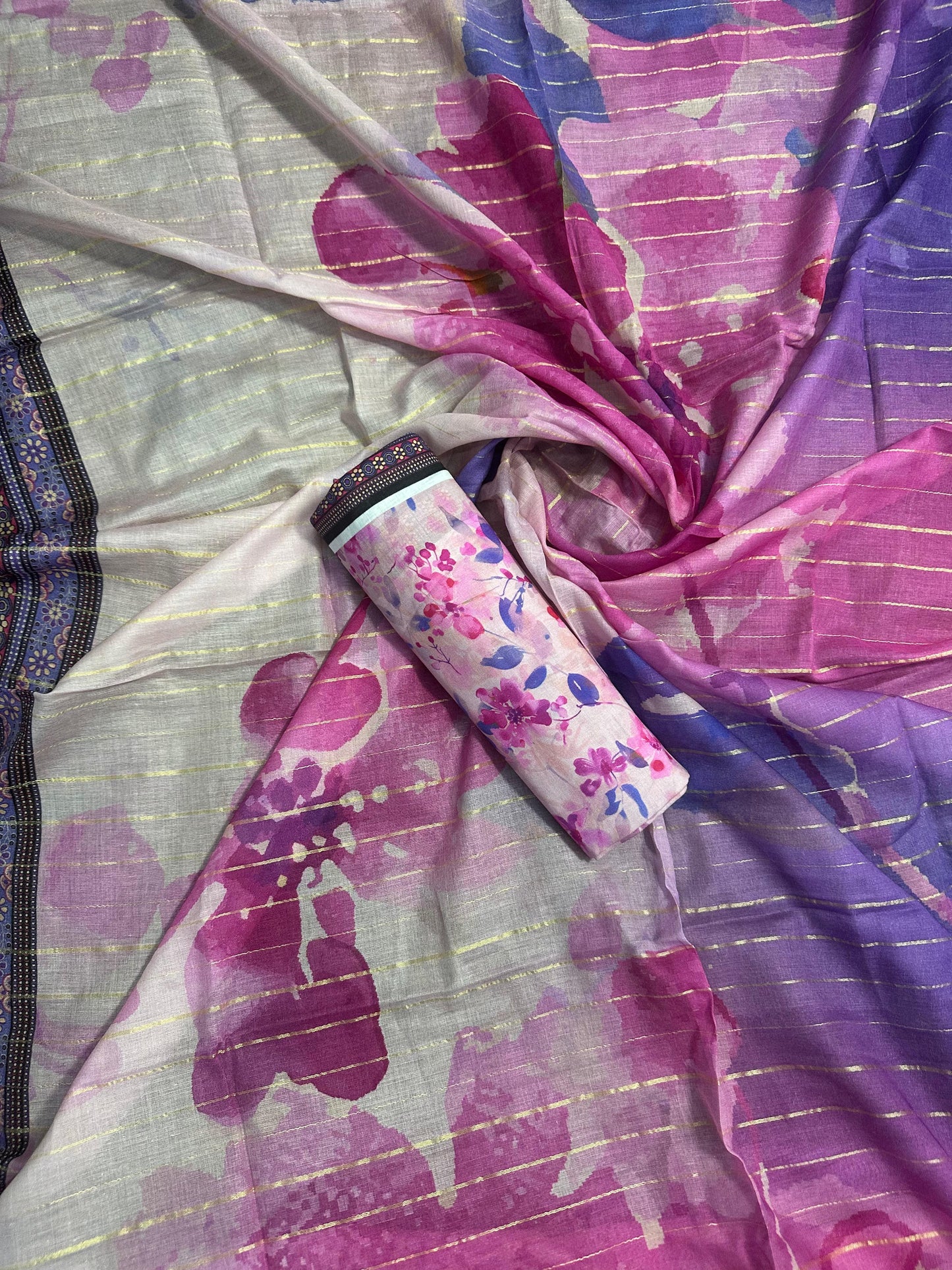 Pure Lawn D-46 (S+D) 2PCs Unstitched Collection