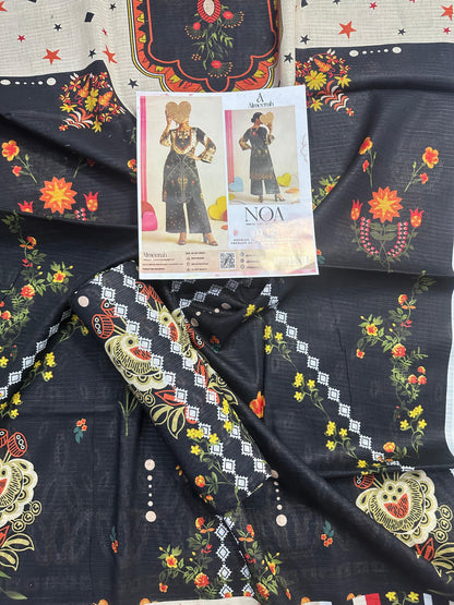 Almeerah - NOA 2 Pcs Unstitched collection Design No 12