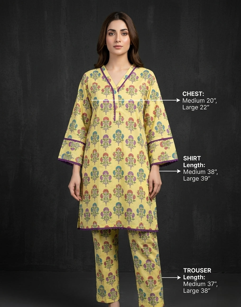 Sana Safinaz 2Pcs Printed Lawn Stitched Collection