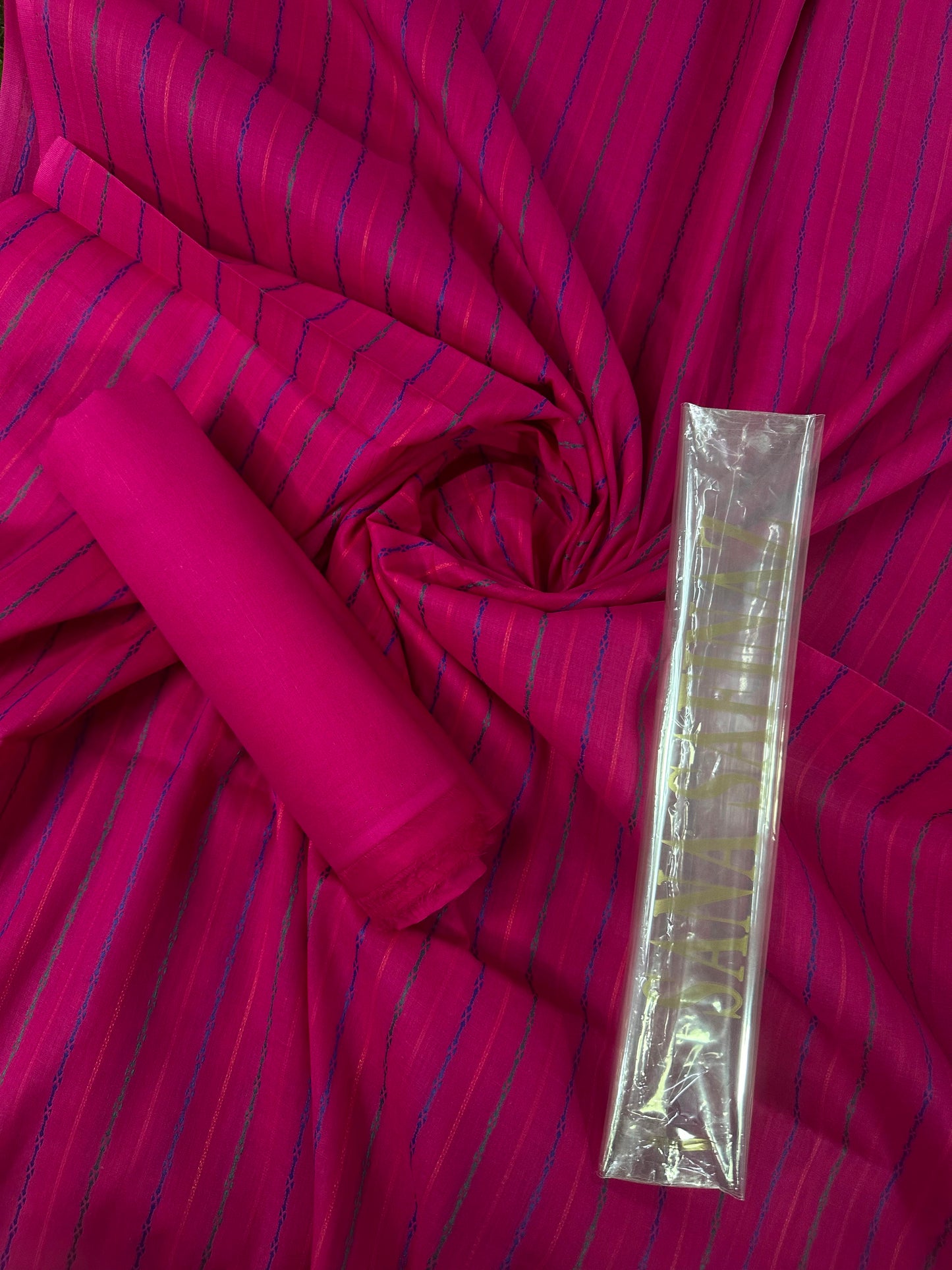 Sana Safinaz Dark Pink Jacquard 2 Pcs