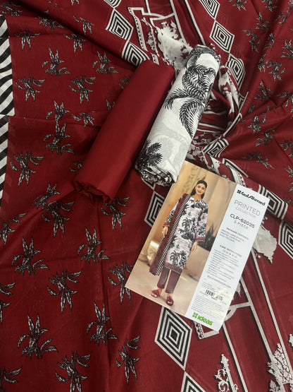 Gul Ahmed CLP-62035 Printed 3Pcs