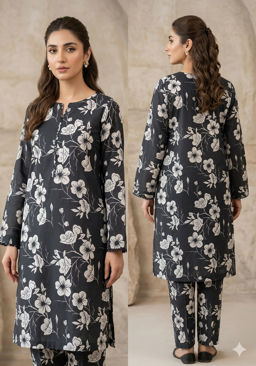 Soft Lawn Cords Set – Unstitched 2 Piece All Over Collection