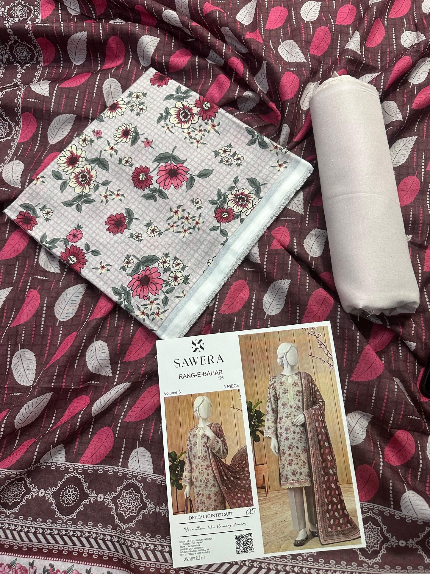 SAWERA – RANG-E-BAHAR (Vol-3) 3-PIECE UNSTITCHED COLLECTION