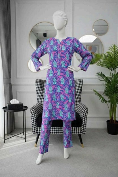 ALMEERAH  Stitched Lawn Cords Set 🔥 – Elegant, Comfortable & Ready to Wear.