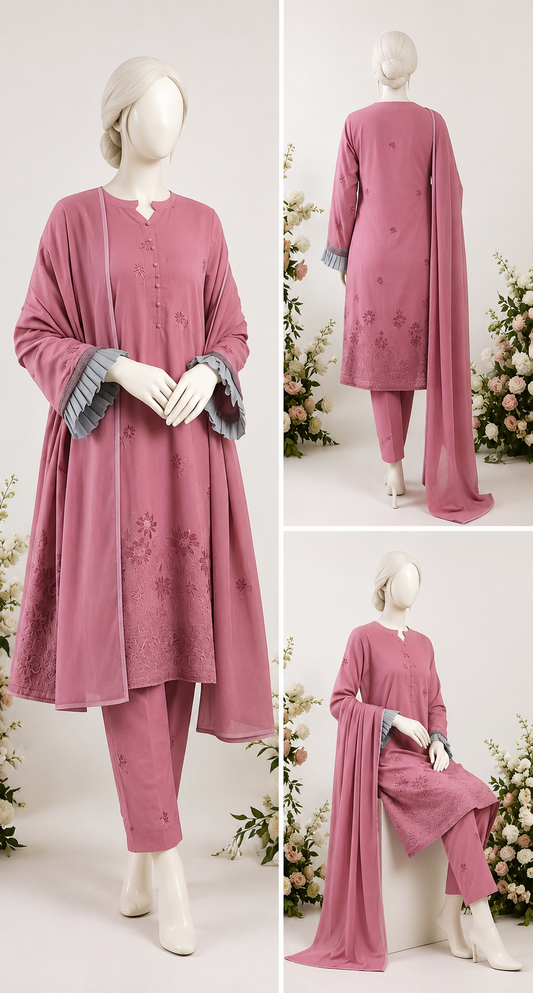 RANGE-E-RONAQ – Almeerah 3pcs Unstitched Collection