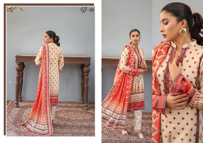 NOOR BANO ORIGINAL LAWN 3P