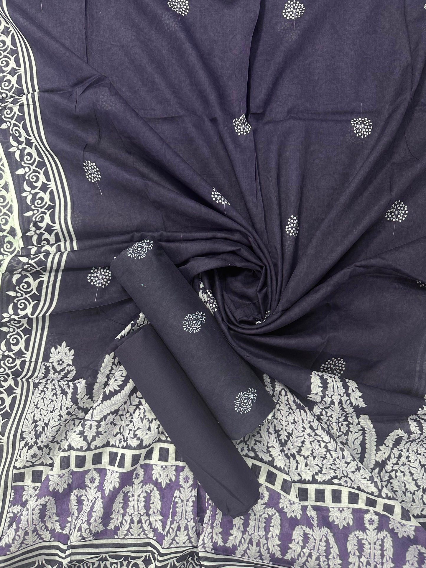 SAHARA PURPLE PRINTED 3PCS