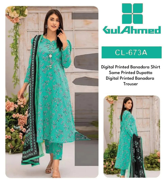 Gulahmed BanaDora 3P Unstitched