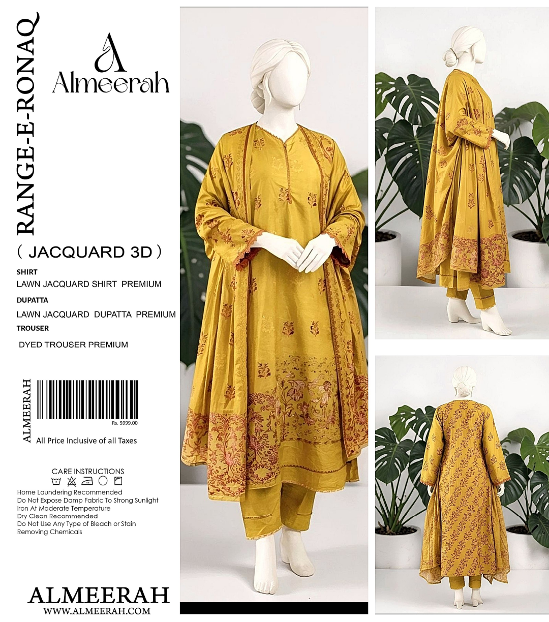 MUSTARD RANGE-E-RONAQ – ALMEERAH