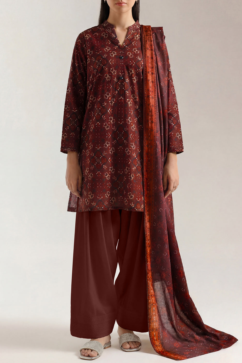 SAYA D.C:-U01-26005-03A 3 Piece Printed Lawn Collection