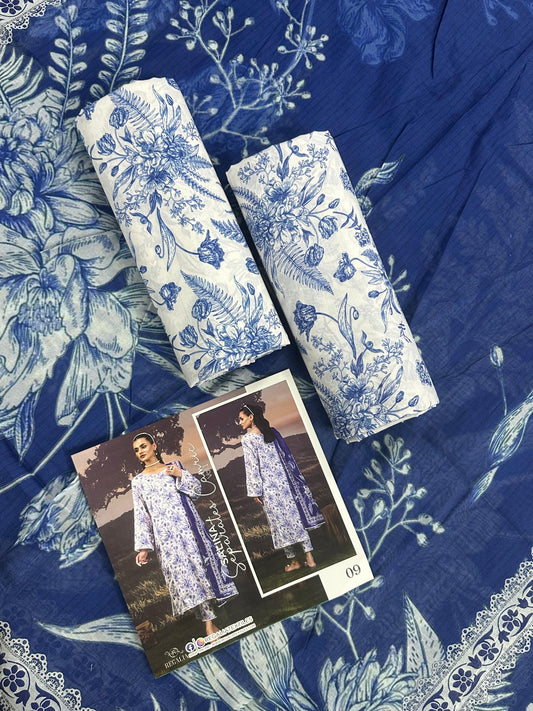 ✨🌿 SALINA SEPARATES – DIGITAL PRINTED LAWN COLLECTION 🌿✨ Design #9
Vol 1 – 2026 | By Regalia Textile