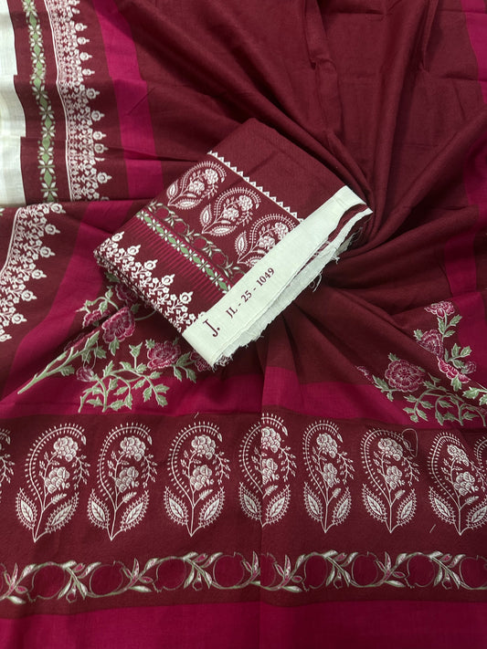 J. Red Printed 2Pcs