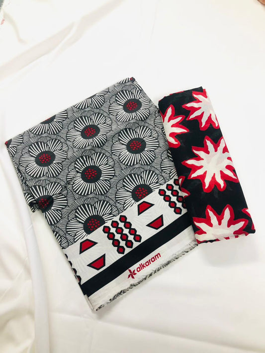 📣🔊📢 Alkaram Studio Presents 🌸 2PC Collection 🌸 💖 S + D 💖