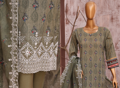 ✨ MTF Presents ✨
" L A S H K A R A " 💖 🌸 DIGITAL PRINTED EMBROIDERED CHIKANKARI DORIA LAWN COLLECTION 2025 🌸