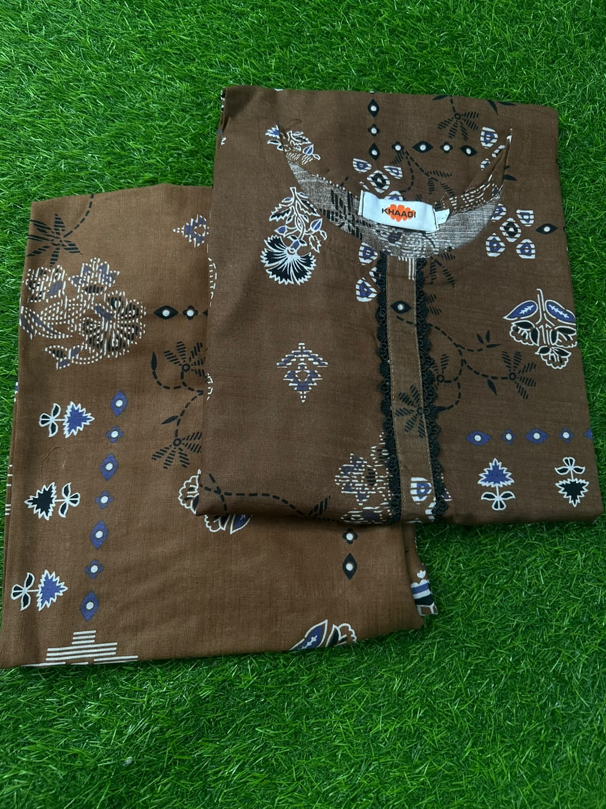 Khaadi Khaddar Coffee Brown 2Pcs