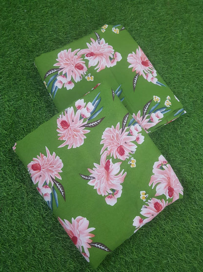 Unstitched Printed Linen 2 Piece Stock Available ❤️
