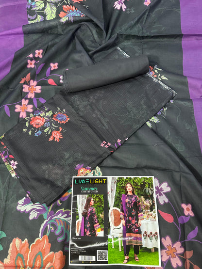 🌼 LIMELIGHT BANADORA 3PCS 🌼  2026 ☀️💎 3 Piece Unstitched Lawn 💎