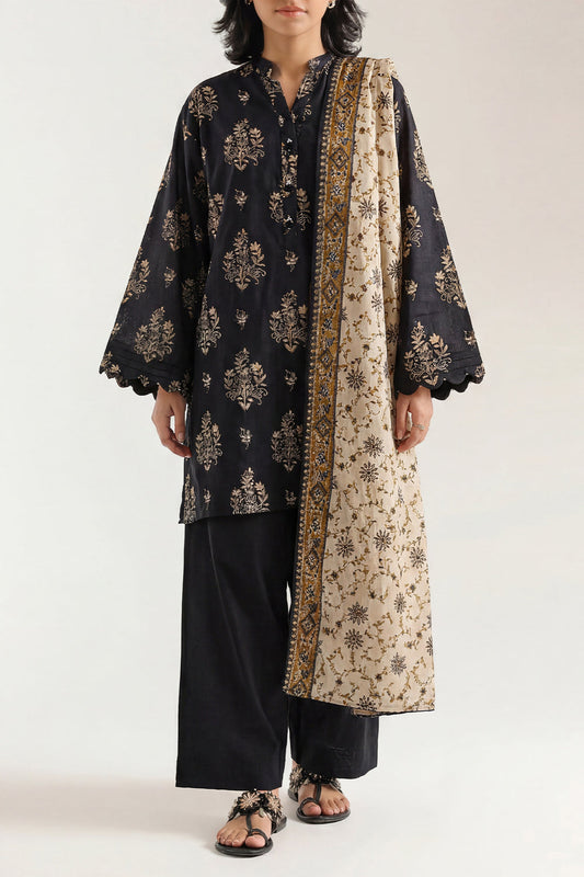 SAYA D.C:-U01-26152-P05B - 3 Piece Printed Lawn Collection
