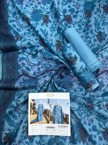 MTJ Original (WSDTS-PR-5387) Printed Lawn Unstitched Collection – Summer 2026