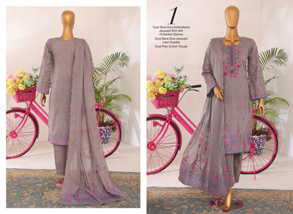 MTF MUSKAN JACQUARD 100% ORIGINAL CHIKENKARI SLEEVES 3PCS 👌🌼❤️