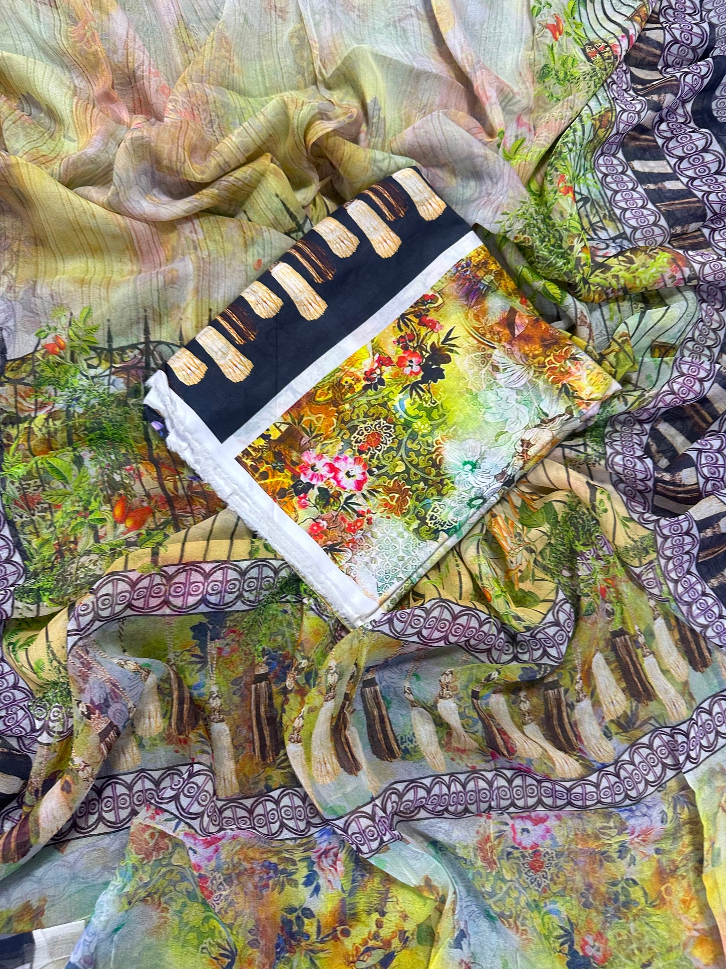 Wajdan 2Pcs Printed Lawn