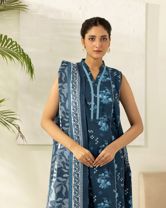 ZELLBURY Unstitched Lawn Collection 2026 Design #WUS26X30422