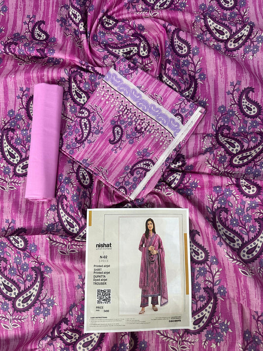 NISHAT UNSTITCHED LAWN 3PCS COLLECTION 2026 🔥❤️