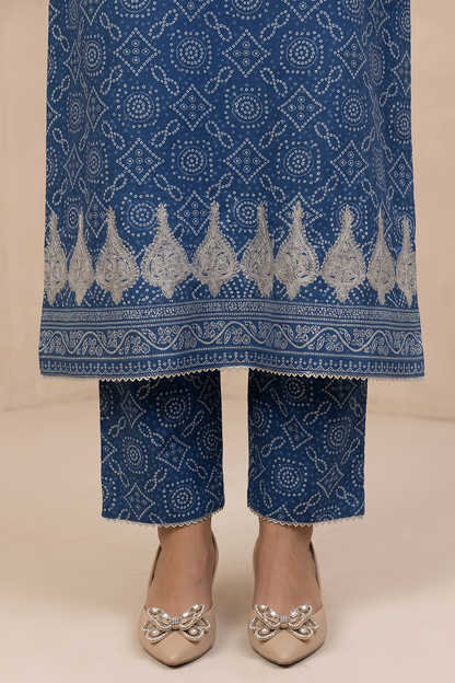 Zellbury D.C:-WUS26E20809   Digtal Printed Embroidery Lawn 2Pcs Collection