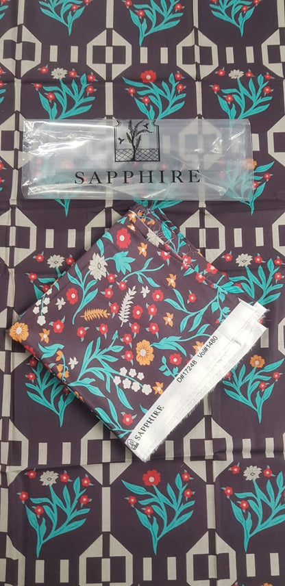 Sapphire Shirt Dupatta Lawn 2Pcs 🔥