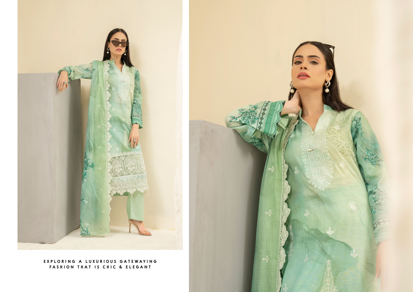 Amaira Manzil Luxury Embroidered Lawn 3 Piece Unstitched Collection