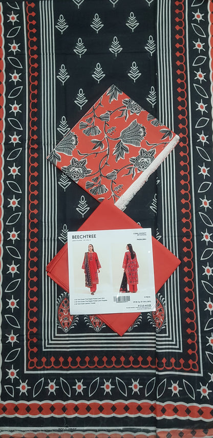 BEECHTREE Lawn Unstitched 3 Pieces 👌🔥✨