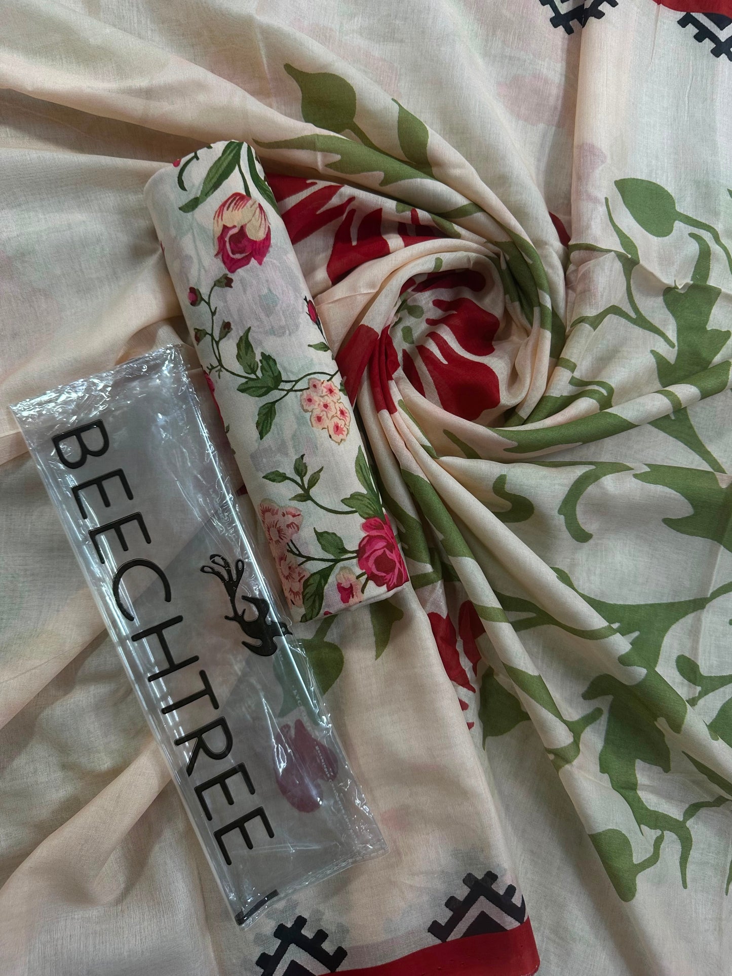 BeechTree Peach Floral 2PCS S+D
