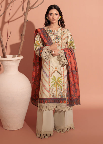 Bonanza Satrangi Unstitched Raya - 3 Pc (WSS25P3127) 🔥🥰
