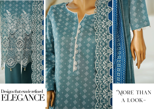 🌟🌿NISHAT LASERKARI – Embroidered Luxury Collection 2026🌿🌟
✨ Buy Lucky Textile Alert ✨ Design# LT_26112